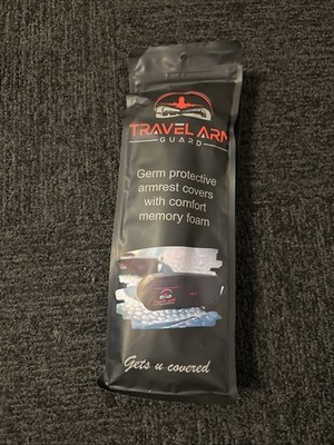 TRAVEL ARM GUARDS  (NEW)  Germ Protective Armrest Covers w/Comfort Memory Foam