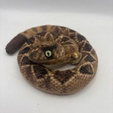 Folkmanis Puppets  Mini Rattlesnake Plush Puppet Coiled Ready To strike Sounds