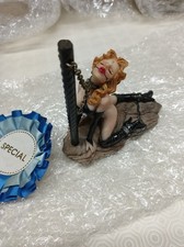 RARE Erotic Bondage Women Figurine Resin SEXY Outfit Retro Glam 18+ NO4