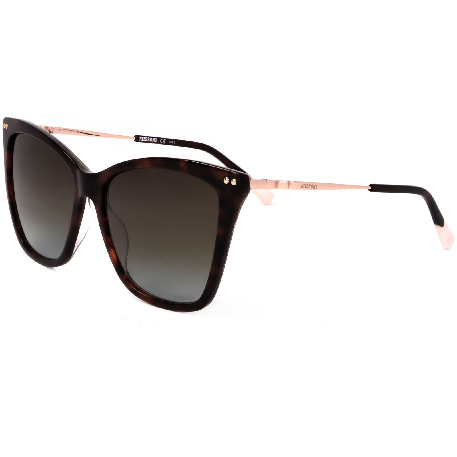 Missoni Womens 56mm Havana Sunglasses MIS0106-S-086-56 10690₽