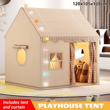 Children Indoor Play Tent Castle Tent Safe Washable Fabric Easy To Assemble AU