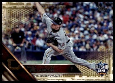Mark Melancon Gold #'d /2016 Topps Update Pittsburgh Pirates #US278