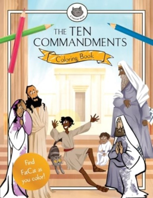 The Ten Commandments Coloring Book (Paperback Book)