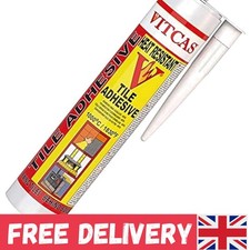 Easy-to-Use HRTA Heat Resistant Tile Adhesive - 300ml Smooth Paste for Fixing