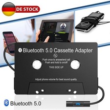 MP3 Bluetooth Kasettenadapter Auto Kabellos-Kassetten Adapter Kasetten Radio DE