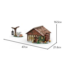 Compatible The Sanderson Sisters’ Cottage Building Kit 1536 for Halloween