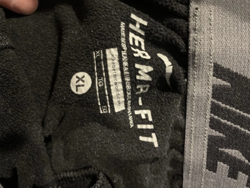 Pantalones deportivos Nike Therma Fit para hombre negros/grises, talla XL 🔥 Foto 3 de 4