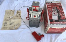 Vintage Ideal s Robert the Robot with Remote Control and Original Box 4049
