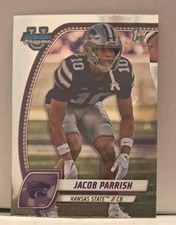🏈 2024 Bowman University Chrome - Jacob Parrish 1st RC Kansas State #82