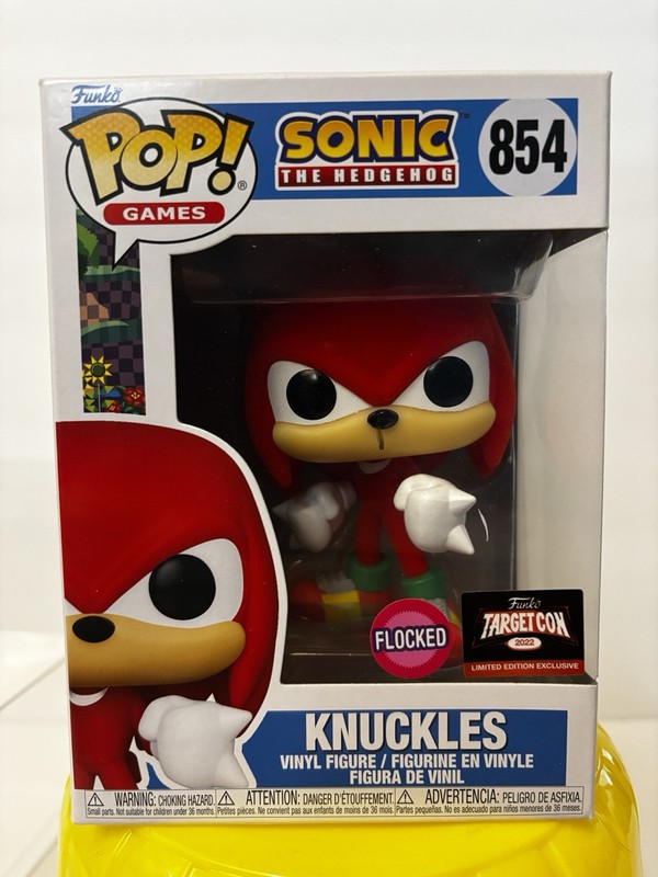 Funko Pop! Vinyl: Sonic the Hedgehog - Knuckles (Flocked) - Target...