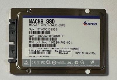 STEC M8SB1-14UC-EMCB  14GB SATA 1.8'' MACH8 SSD 100-562-870 for VNXe3100/3150