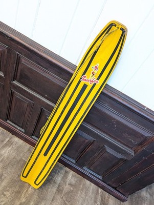 Vintage Brunswick Snurfer Yellow Original Snowboard