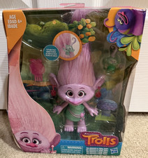 DreamWorks Hasbro Trolls Gia Grooves & Troll Baby With Comb 9" Doll Figure 2018