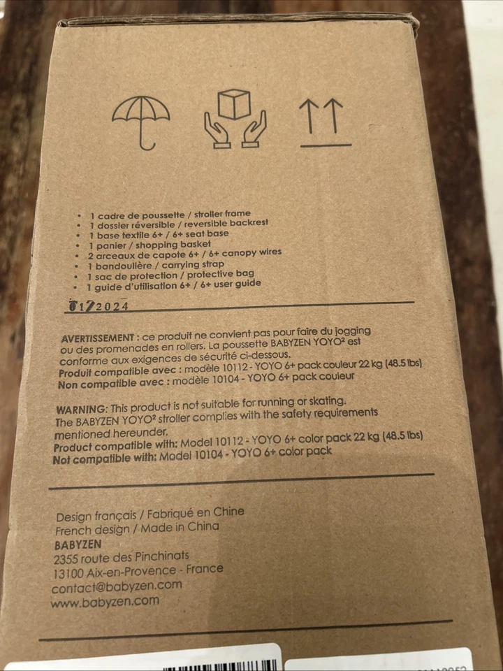 Babyzen Yoyo 2 Stroller & 6+ Color Pack Bundle Aqua Blue New Sealed - Image 4 of 4