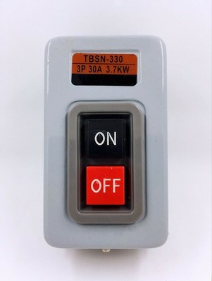 1 Pc. New TBSN-330 3P 30A 3.7KW power switch button