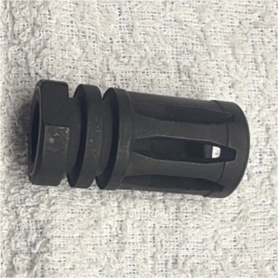 Generic Black Steel Rifle Muzzle Brake Device with Crush Washer for Rifles
