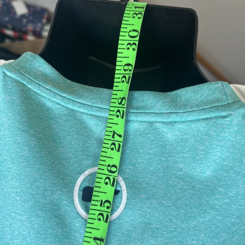 Camicia Vineyard Vines uomo piccola blu manica lunga girocollo performance balena - Foto 6 di 8