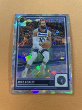 2023-24 Panini NBA Hoops Premium Stock Mike Conley Cracked Ice Prizm #91