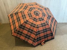 BURBERRY Checkered Folding Umbrella