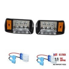 LED Headlight Kit for Club Car DS with Adapter, Factory Style Golf Cart