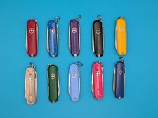Lot of 10 Victorinox Classic Swiss Army Knife Multi Tools