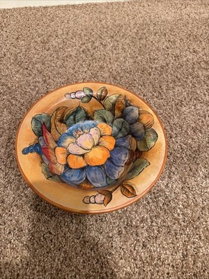 Beautiful Handmade Bowl From Mexico Signed by Artist