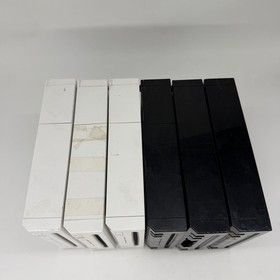 Lot of 6 Nintendo Wii Consoles RVL-001 RVL-101 Tested w Power Video Cables