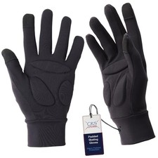 CRS Cross Padded Ice Skating Gloves. Warm Padded Protection. Figure Skating