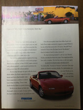 AW 2857 Advertisement 1991 Mazda Miata 1 page