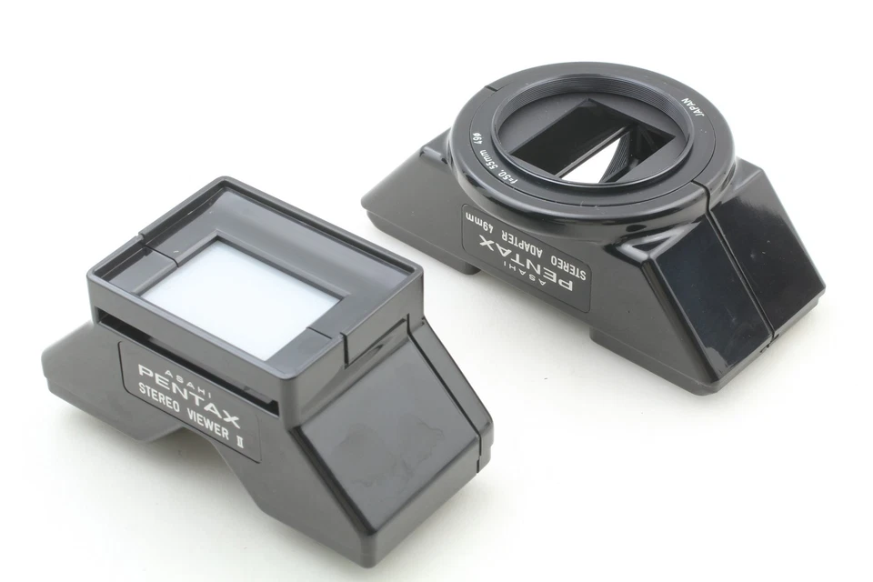 Rare [MINT in Box] Asahi Pentax Stereo Adapter 49mm and Viewer Set From JAPAN - Image 4 of 4