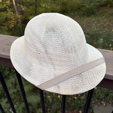 Sun Fari Safari Pith Hat Wesco Adjustable Sizing Head Band USA Made Sun Shade