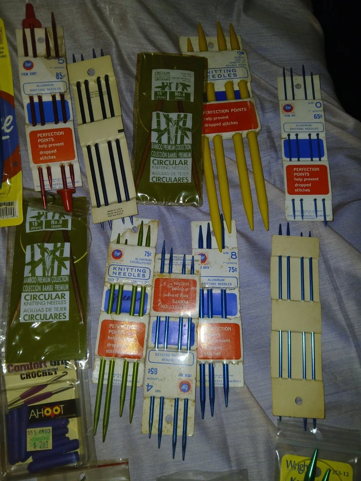 Gran Lote Agujas de Tejer, Ganchos de Ganchillo y Accesorios Ver Desc Foto 4 de 4