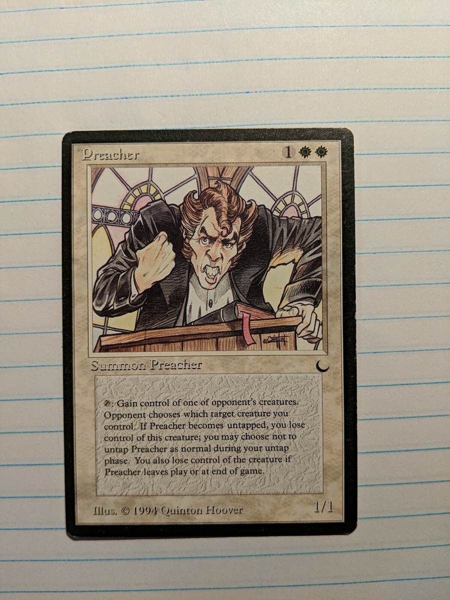 MTG  (英)  Preacher Preacher | The Dark | Star City Games