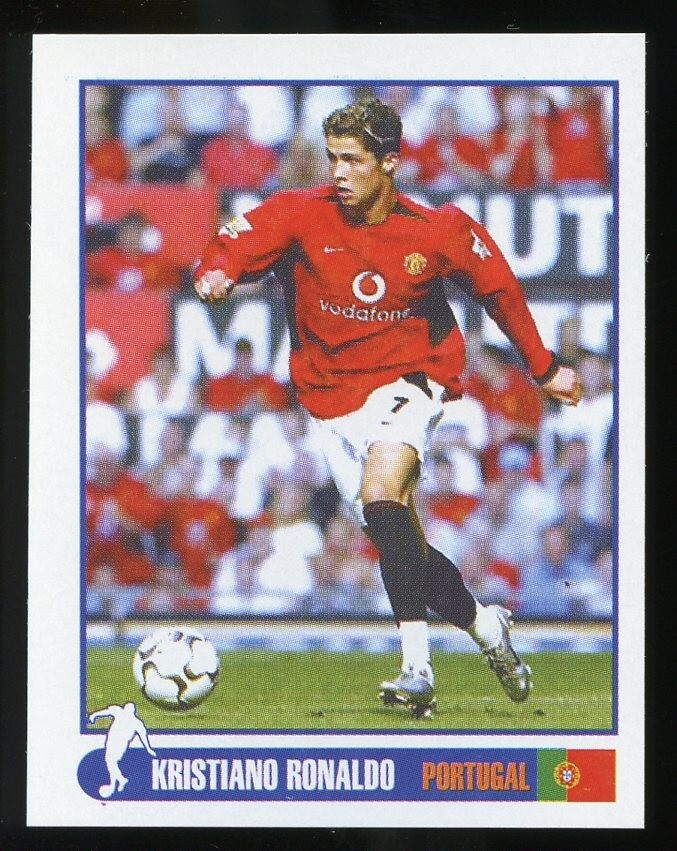 2004 Evropsko Fudbalsko Prvenstvo Stickers Cristiano Ronaldo #25 Rookie RC