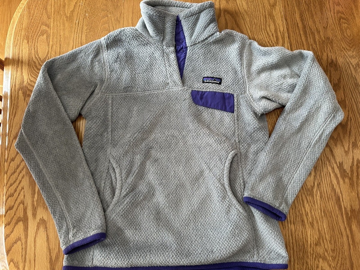 Patagonia Fleece Womens Snap-T Pullover Size Small Quarter Zip | eBay