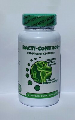 BACTI CONTROL PROBIOTIC DIGESTIVE HEALTH BACTICURE VITAL BACTERIUM BACTI-CONTROL