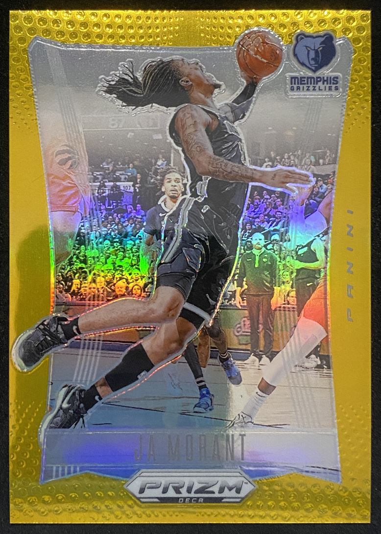 2023-24 Prizm Deca Ja Morant 02/10 Gold