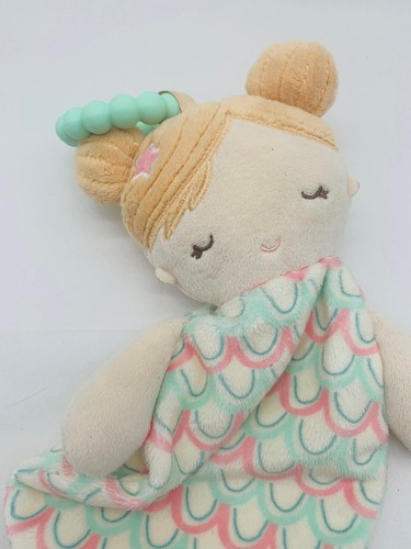 Douglas Bebé Sirena Peluche Mordedor Manta de Seguridad Lovey Juguete Suave Muñeca Plana 12" - Imagen 3 de 13