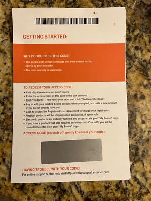 Evolve Elsevier access code for ADN program