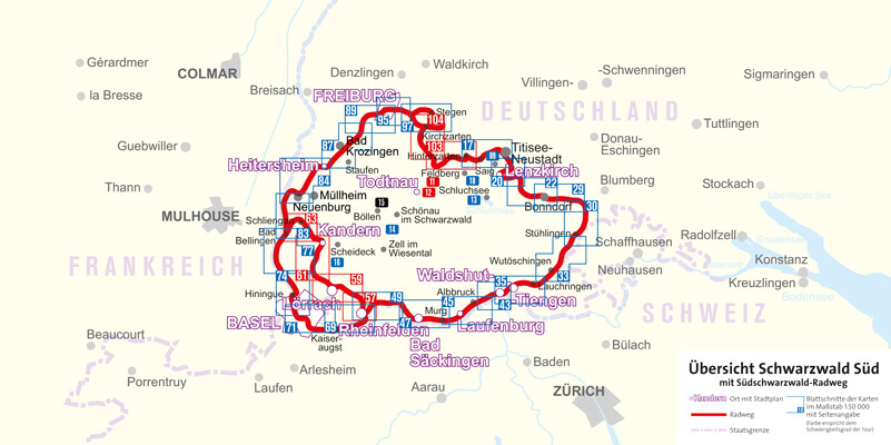 Thumbnail - Schwarzwald Süd Mit Südschwarzwald Radweg, Bernhard Pollmann