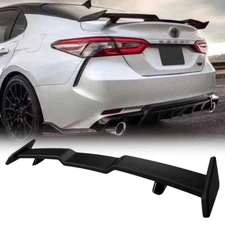 For Toyota Camry 2018-2023 Matte Black JDM TRD Style Highkick Trunk Spoiler Wing