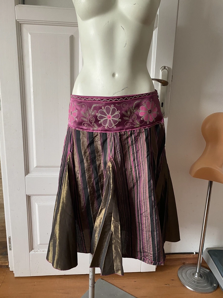 Promod Boho Skirt Flared Size 12 eBay