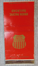 Union Pacific Railroad Diamond Match Co Chicago Illinois Vintage Matchbook Cover