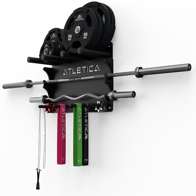 ATLETICA Blade | Wandhalterung Gewichte | für Scheiben, Stangen, Springseile