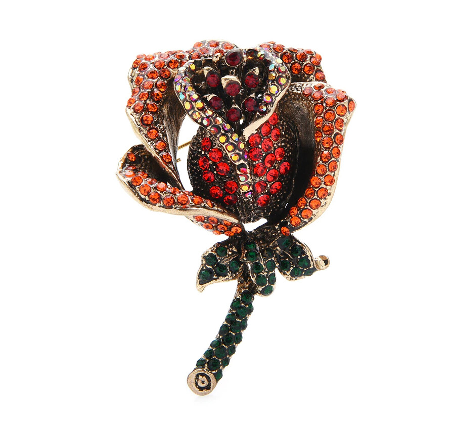 Elegant Rose Brooch for Stylish Jewelry Accessories