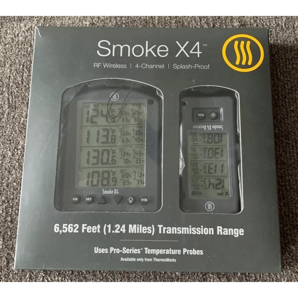 ThermoWorks Smoke X4 Pro Series 4 Channel Wireless BBQ Alarm