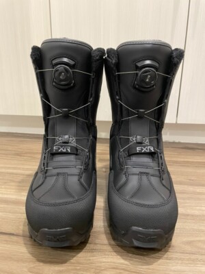 BRAND NEW:  Men's FXR X-Cross Pro BOA Snowmobile Boots - Black Ops - US12/EU46