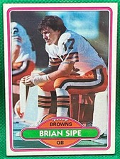 1980 Topps 171 Brian Sipe Cleveland Browns San Diego State
