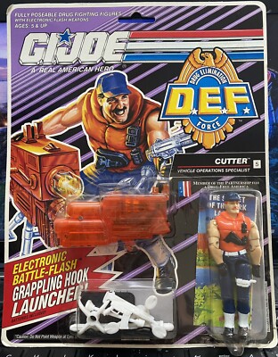 25th Anniversary Gi Joe Cutter Figure VINTAGE HASBRO GI JOE ARAH