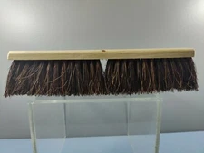 NEW BOARDWALK 18" FLOOR BRUSH HEAD 3 1/4" NATURAL PALMYRA FIBER PUSH BROOM HEAD